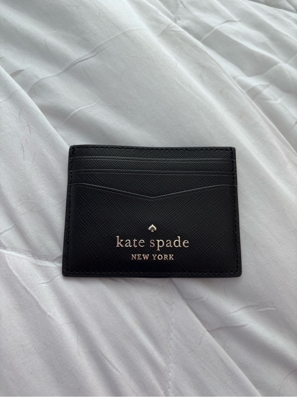 NEW Kate Spade Small Slim Card Holder Black